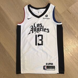 Los Angeles Clippers White and Black Jersey